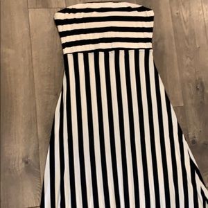 Black and White Maxi Dress